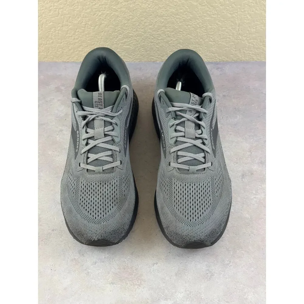 Brooks Beast GTS 24 Shoes Mens Size 14 Gray Wide 2E Running Support 1104252E069
